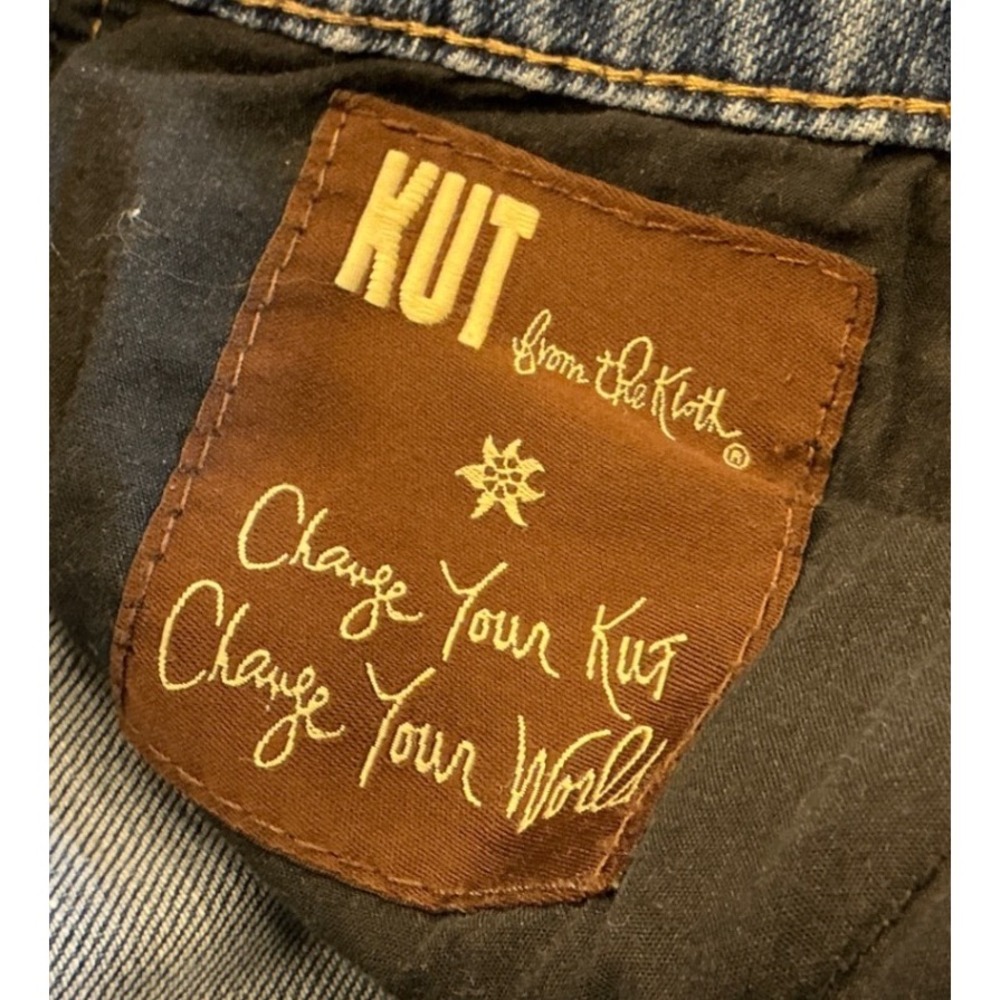 Kut from the Kloth Straight Leg Jeans Medium Wash‎ Stretch Denim Womens Size 4 - Picture 12 of 16